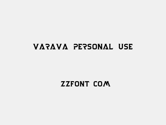 Varava Personal Use