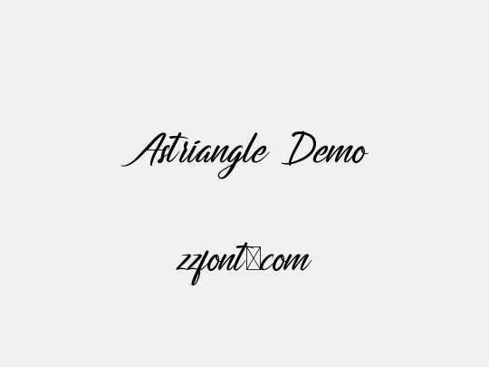 Astriangle Demo