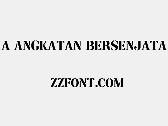 a Angkatan Bersenjata