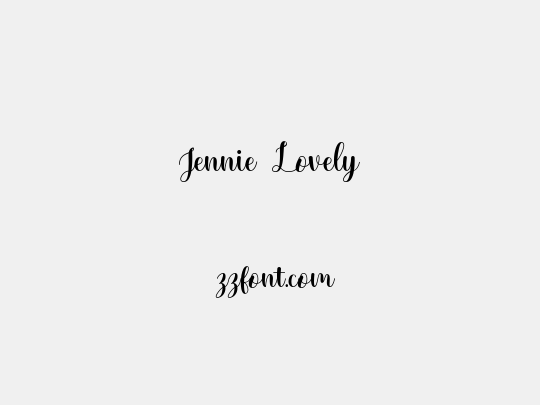 Jennie Lovely