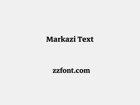 Markazi Text
