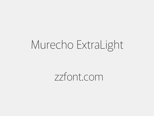 Murecho ExtraLight