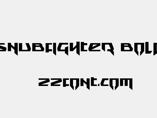 Snubfighter Bold