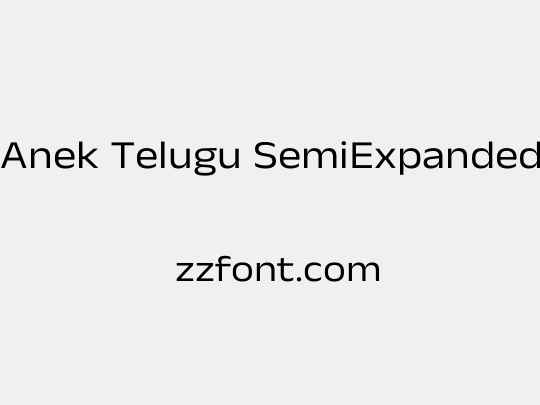 Anek Telugu SemiExpanded