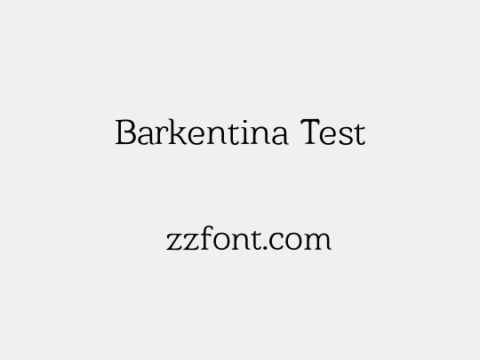 Barkentina Test