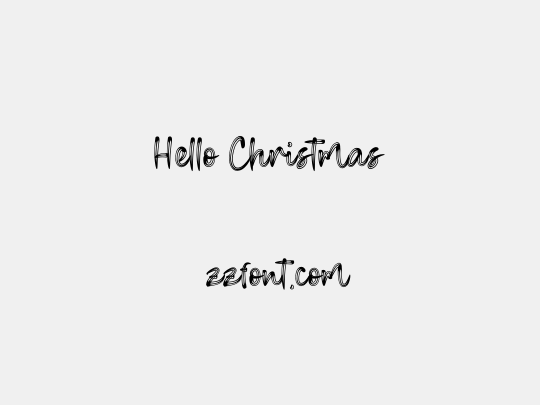 Hello Christmas