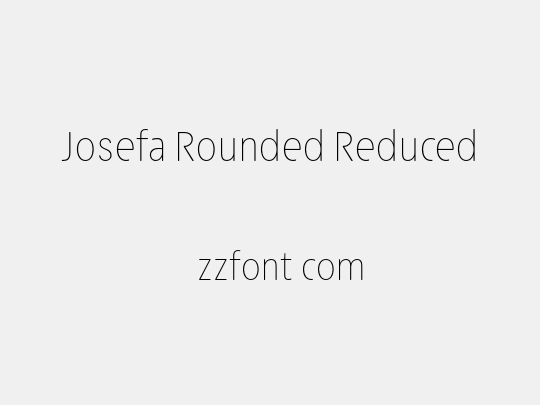 Josefa Rounded Reduced
