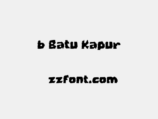 b Batu Kapur