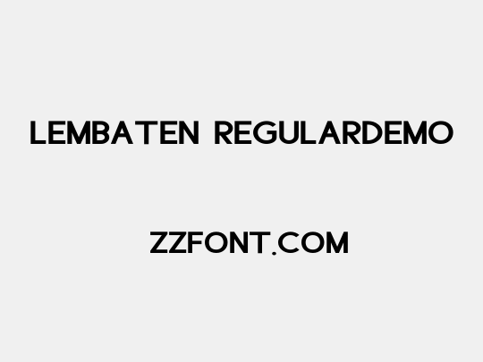 Lembaten RegularDemo