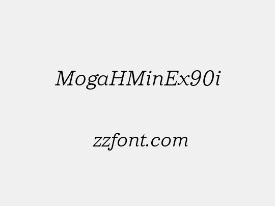 MogaHMinEx90i