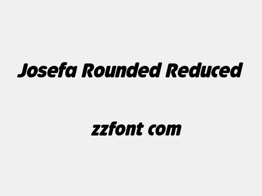 Josefa Rounded Reduced