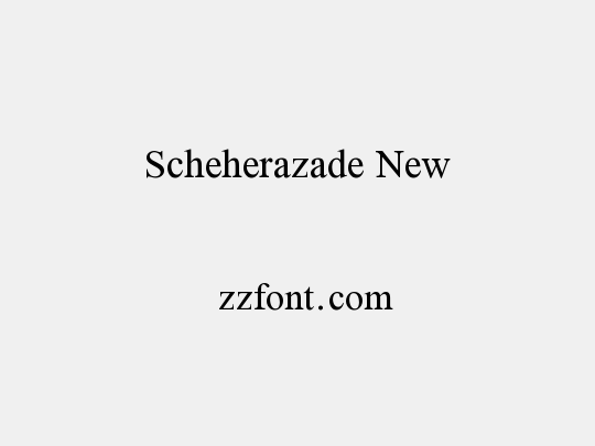 Scheherazade New