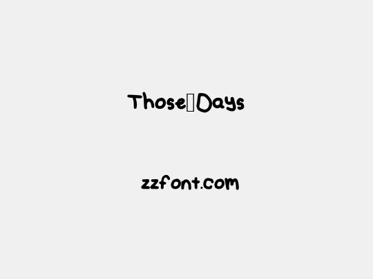 Those_Days