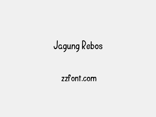 Jagung Rebos