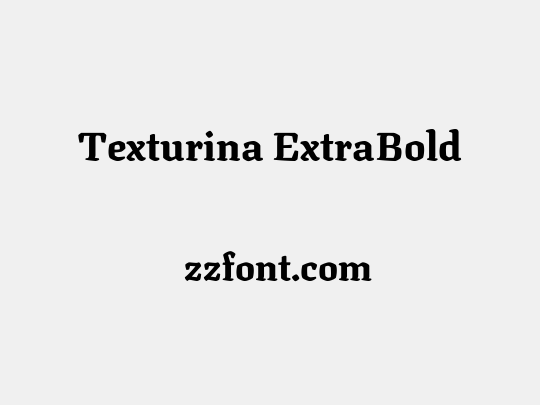Texturina ExtraBold