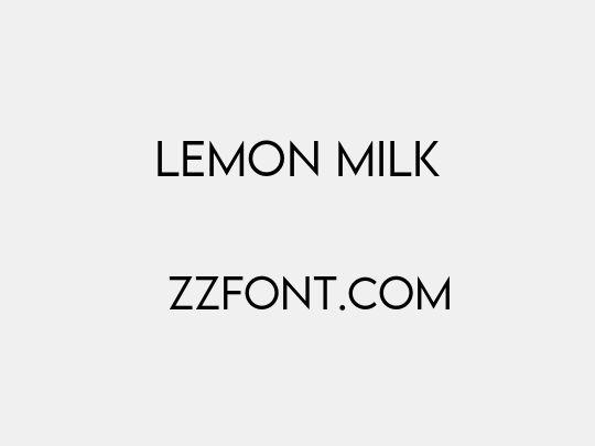 LEMON MILK