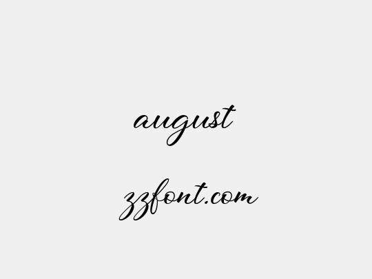 august