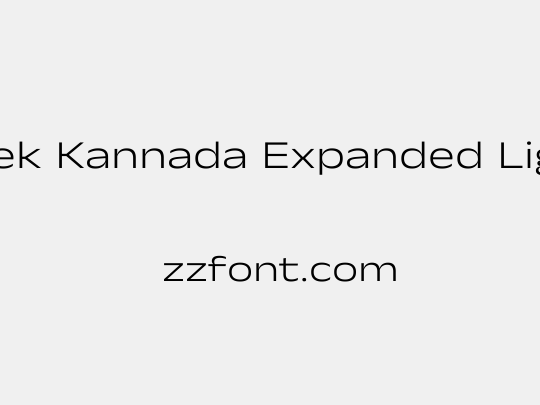 Anek Kannada Expanded Light