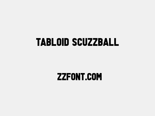 Tabloid Scuzzball