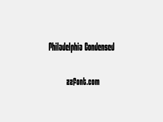 Philadelphia Condensed