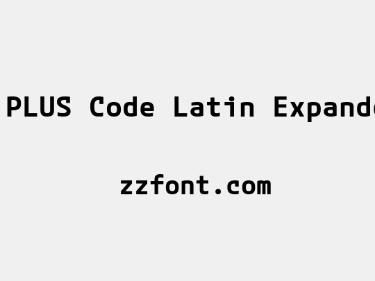 M PLUS Code Latin Expanded