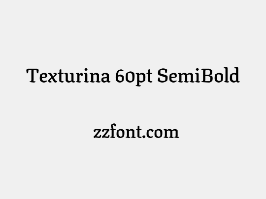 Texturina 60pt SemiBold