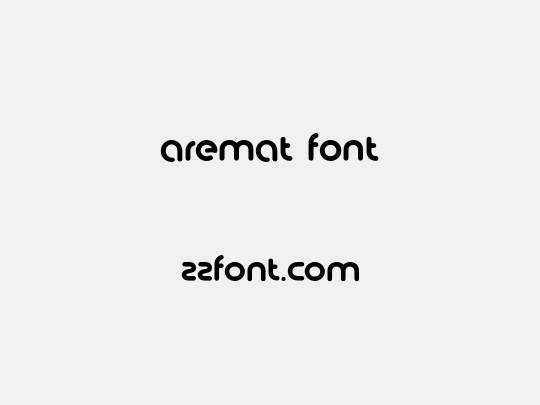 aremat font