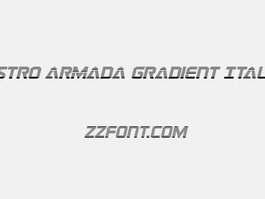 Astro Armada Gradient Italic