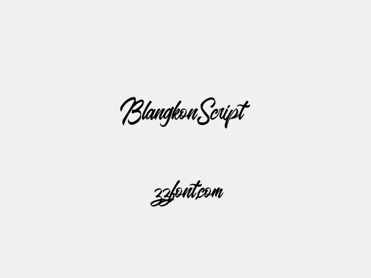 BlangkonScript