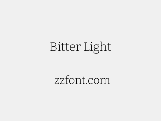 Bitter Light