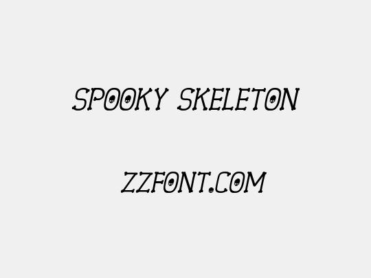 Spooky Skeleton