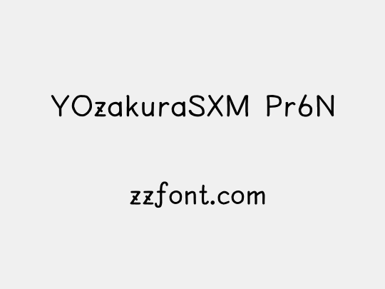 YOzakuraSXM Pr6N