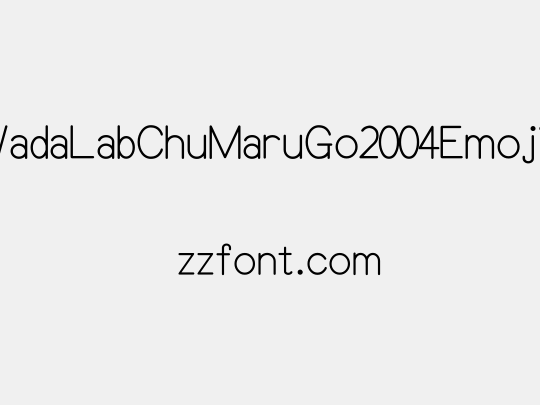 WadaLabChuMaruGo2004EmojiP