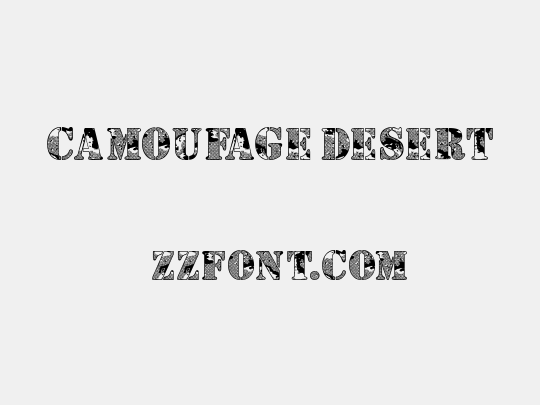 Camoufage Desert