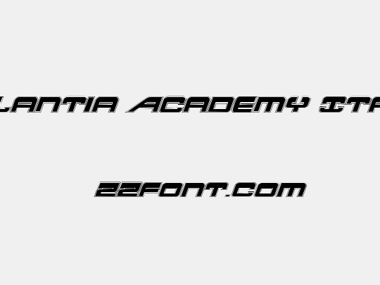 Atlantia Academy Italic