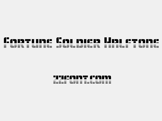 Fortune Soldier Halftone