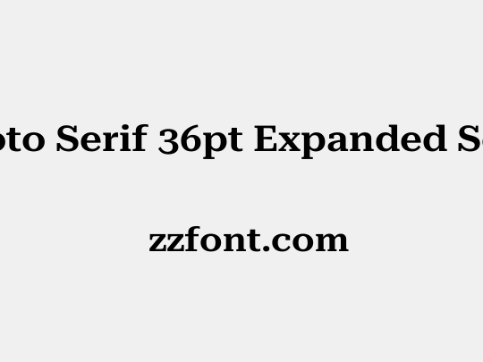 Roboto Serif 36pt Expanded SemiBold
