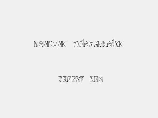 rancune triangulaire