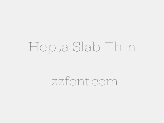 Hepta Slab Thin