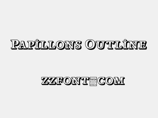 Papillons Outline