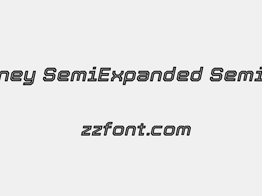Tourney SemiExpanded SemiBold