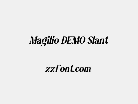 Magilio DEMO Slant
