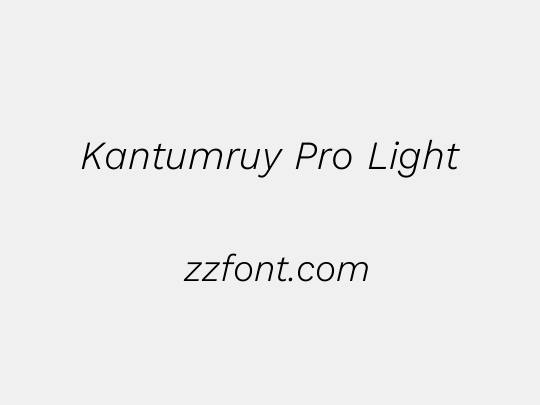 Kantumruy Pro Light