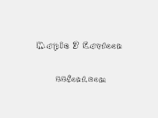 Maple 3 Cartoon