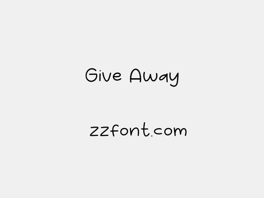 Give Away