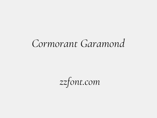 Cormorant Garamond
