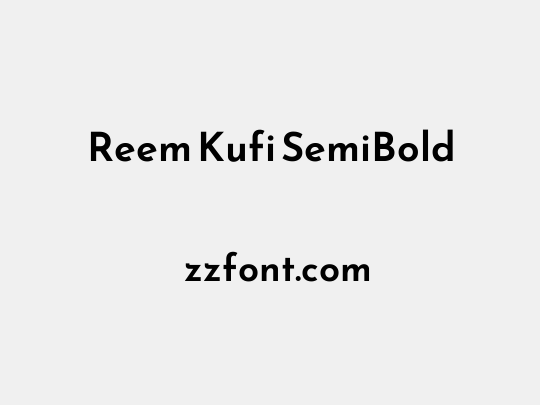 Reem Kufi SemiBold