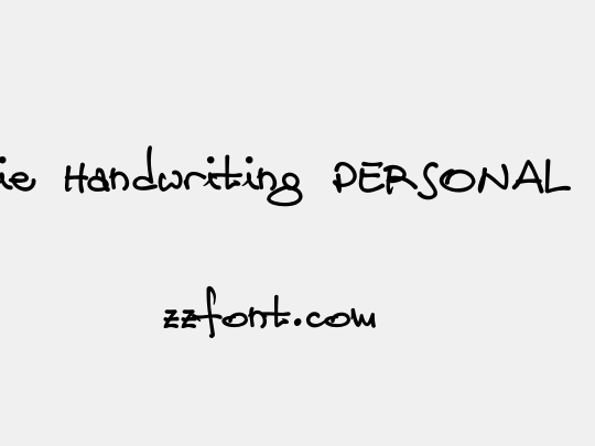 Jamie Handwriting PERSONAL USE