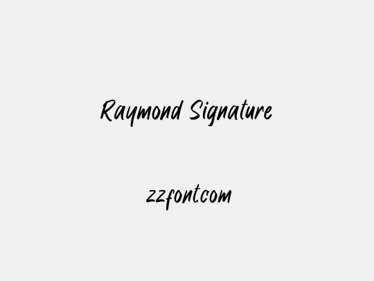 Raymond Signature