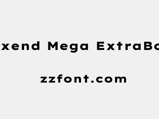 Lexend Mega ExtraBold